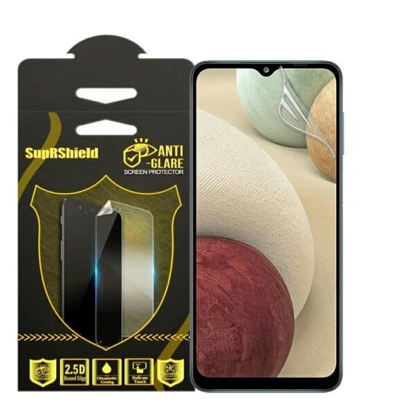 (3 Pack) For Samsung Galaxy A12 Anti Glare Matte Plastic Soft Pet Screen Protector Film Guard (3 Pack) For Samsung Galaxy A12 Anti Glare Matte Plastic Soft Pet Screen Protector Film Guard